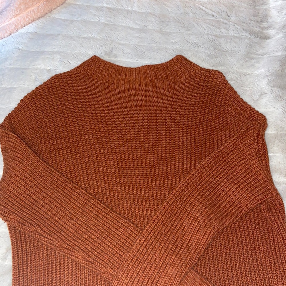 Mock neck sweater